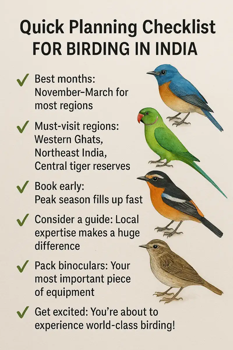 Birding in India - Checklist